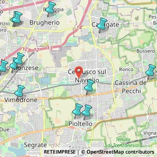 Mappa Via Michelangelo Buonarroti, 20069 Cernusco sul Naviglio MI, Italia (3.3125)