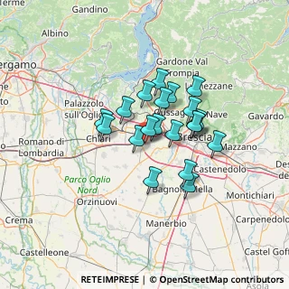 Mappa Via Trento, 25039 Travagliato BS, Italia (9.7575)