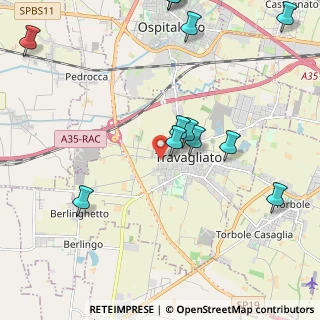 Mappa Via Trento, 25039 Travagliato BS, Italia (2.5275)
