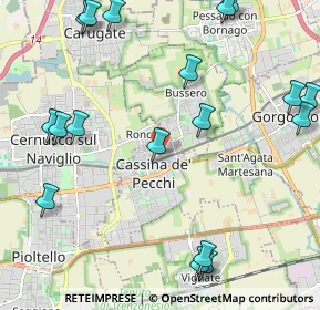 Mappa Via Antonio Gramsci, 20051 Cassina de' Pecchi MI, Italia (2.80444)