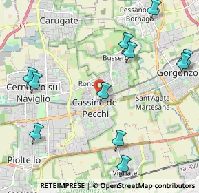 Mappa Via Antonio Gramsci, 20051 Cassina de' Pecchi MI, Italia (2.55727)