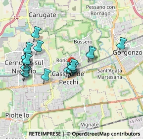 Mappa Via Antonio Gramsci, 20051 Cassina de' Pecchi MI, Italia (1.72)