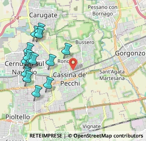 Mappa Via Antonio Gramsci, 20051 Cassina de' Pecchi MI, Italia (2.26929)