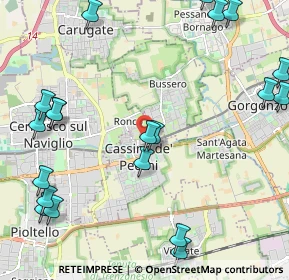 Mappa Via Antonio Gramsci, 20051 Cassina de' Pecchi MI, Italia (2.897)