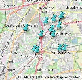 Mappa A52, 20093 Cologno Monzese MI, Italia (1.605)