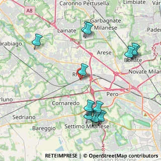 Mappa Via Pola, 20017 Rho MI, Italia (4.57357)