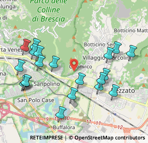 Mappa Via Sant'Orsola, 25135 Brescia BS, Italia (2.1905)