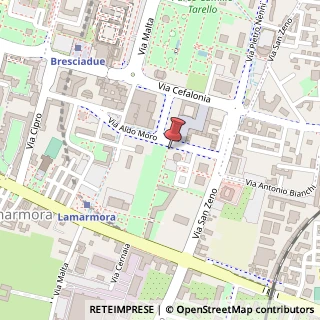 Mappa Via Aldo Moro, 34, 25124 Brescia, Brescia (Lombardia)