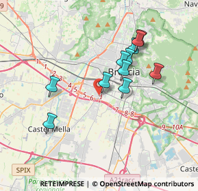 Mappa Via 25125, 25125 Brescia BS, Italia (3.20909)