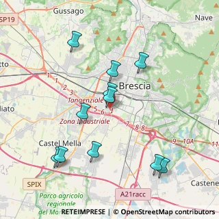 Mappa Via 25125, 25125 Brescia BS, Italia (4.01545)