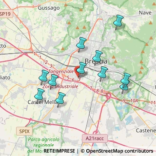 Mappa Via 25125, 25125 Brescia BS, Italia (3.74727)