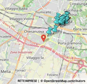 Mappa Via 25125, 25125 Brescia BS, Italia (2.095)