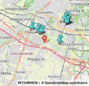 Mappa Via 25125, 25125 Brescia BS, Italia (1.84455)