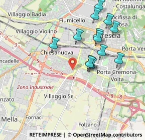 Mappa Via 25125, 25125 Brescia BS, Italia (1.87308)