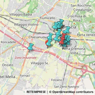 Mappa Via 25125, 25125 Brescia BS, Italia (1.39)