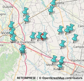 Mappa Via Luigi Silvestri, 36043 Camisano Vicentino VI, Italia (9.0645)