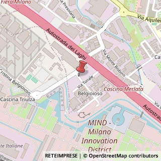 Mappa Via Cristina Belgioioso, 13, 20021 Baranzate, Milano (Lombardia)