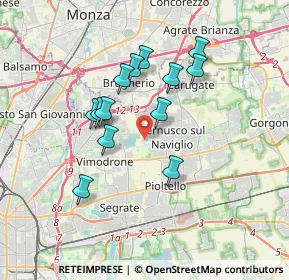 Mappa Via Masaccio, 20063 Cernusco sul Naviglio MI, Italia (3.04769)