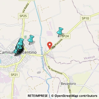 Mappa Via Torrossa, 36043 Camisano Vicentino VI, Italia (1.3315)