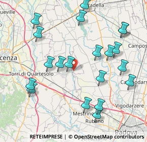 Mappa Via Torrossa, 36043 Camisano Vicentino VI, Italia (9.0635)