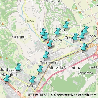 Mappa Via Zambon, 36051 Creazzo VI, Italia (2.28786)