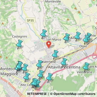 Mappa Via Zambon, 36051 Creazzo VI, Italia (2.8905)