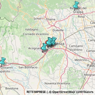 Mappa Via Zambon, 36051 Creazzo VI, Italia (17.44167)