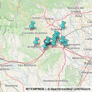 Mappa Via Zambon, 36051 Creazzo VI, Italia (7.46077)