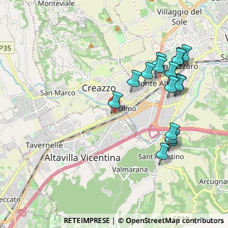Mappa Via F. Magellano, 36051 Creazzo VI, Italia (2.16313)