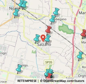 Mappa Via G. Mameli, 30030 Salzano VE, Italia (2.894)