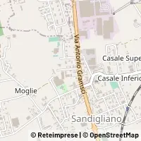 Hartă Sandigliano