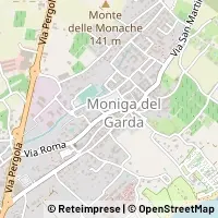 Mapa Moniga del Garda