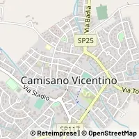 Peta Camisano Vicentino