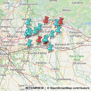 Mappa Viale Cavour, 24047 Treviglio BG, Italia (11.33375)