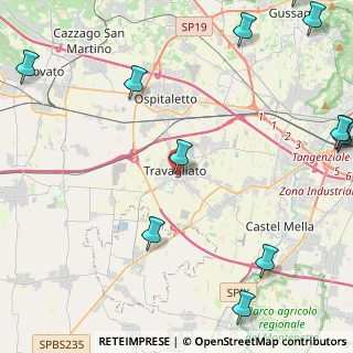 Mappa Via San Rocco, 25039 Travagliato BS, Italia (6.76417)
