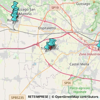 Mappa Via San Rocco, 25039 Travagliato BS, Italia (6.11286)