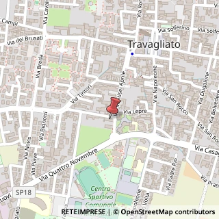 Mappa Via XXVI Aprile, 48, 25039 Travagliato, Brescia (Lombardia)