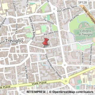 Mappa Via Abate G. B. Crippa, 23, 24047 Treviglio, Bergamo (Lombardia)
