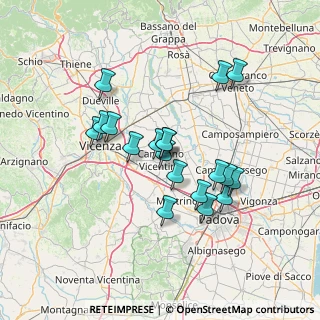 Mappa Via XX Settembre, 36043 Camisano Vicentino VI, Italia (11.77684)