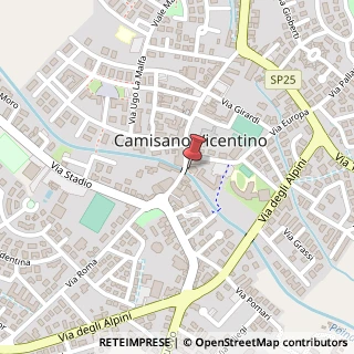 Mappa Via XX Settembre, 36043 Camisano Vicentino, Vicenza (Veneto)