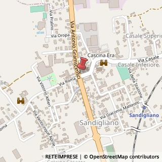 Mappa Via A. Gramsci, 55, 13876 Sandigliano, Biella (Piemonte)