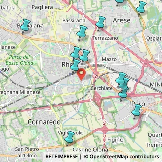 Mappa Via Ghisolfa, 20156 Rho MI, Italia (2.59615)