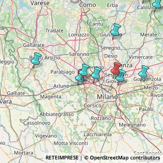 Mappa Via Ghisolfa, 20156 Rho MI, Italia (21.18182)