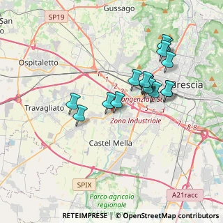 Mappa Via Martin Luther King, 25030 Roncadelle BS, Italia (3.26647)