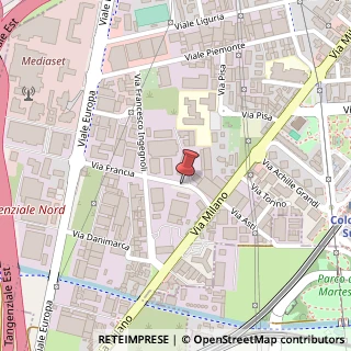 Mappa Via Volontari del Sangue, 46, 20093 Cologno Monzese, Milano (Lombardia)