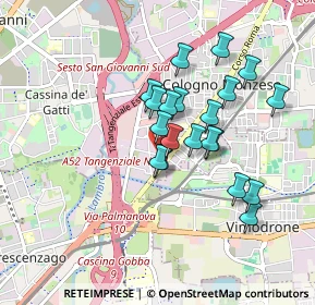 Mappa Via Volontari del Sangue, 20093 Cologno Monzese MI, Italia (0.733)