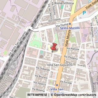 Mappa Via Sant'Uguzzone, 13, 20126 Milano, Milano (Lombardia)