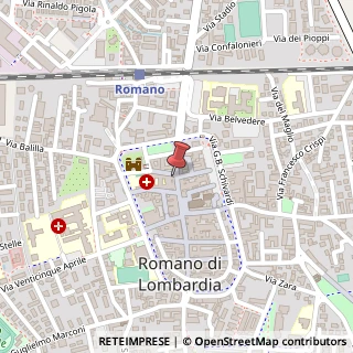 Mappa Via Comelli Rubini, 1, 24058 Romano di Lombardia, Bergamo (Lombardia)