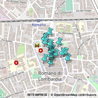 Mappa Via Giovan Rubini Battista, 24058 Romano di Lombardia BG, Italia (0.1115)