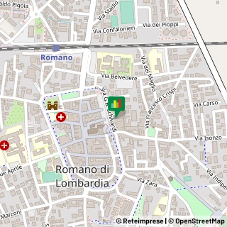 Mappa Via Evangelista Schivardi, 18, 24058 Romano di Lombardia, Bergamo (Lombardia)